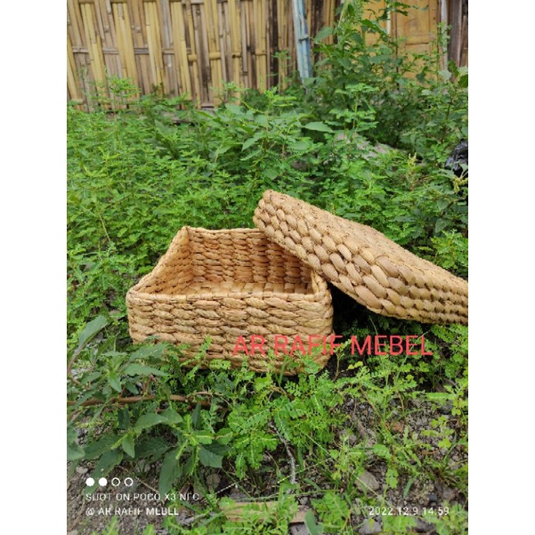 hampers enceng gondok / tray enceng gondok / parcel enceng gondok