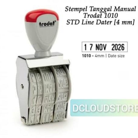 

Terlaris Stempel Tanggal 4mm Trodat 1010 Manual 4 mm Termurah