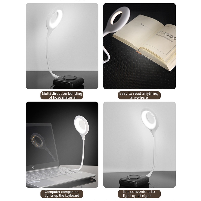 Lampu Belajar / Lampu Meja Belajar On Of / Lampu Belajar LED Lampu Desktop Kontrol Suara 3 Warna Lamp