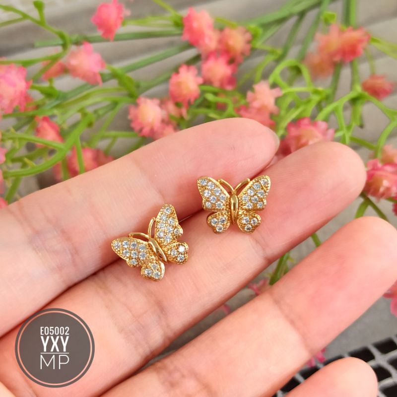 Anting tusuk yaxiya gold E05002