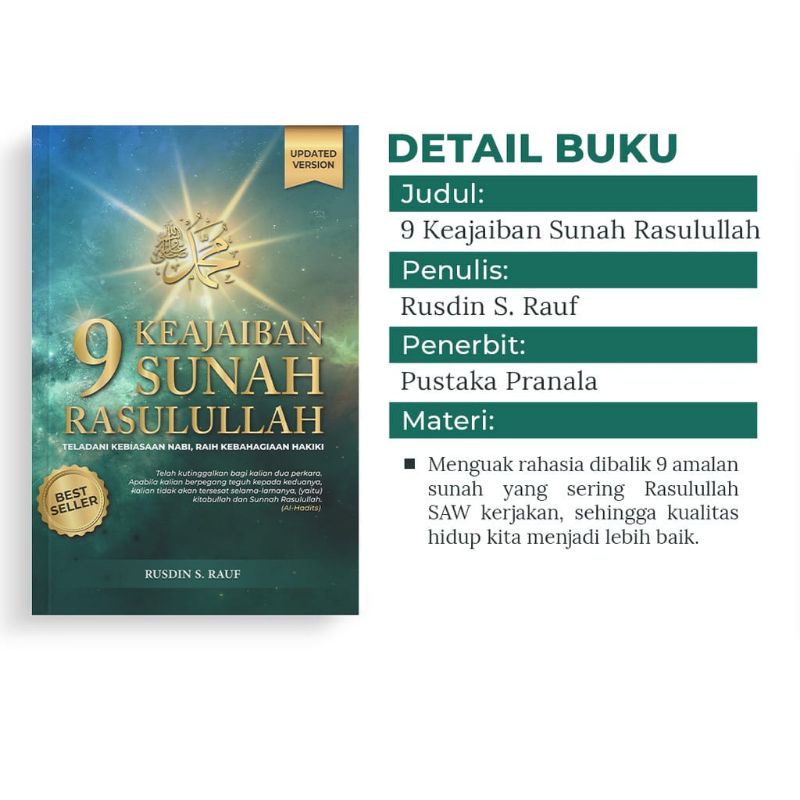 

KEAJAIBAN 9 SUNAH RASULULLAH SAW - winonabooks