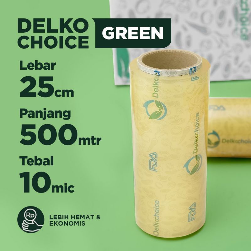 Plastik Wrapping Makanan Premium Delkochoice 25cmx500m