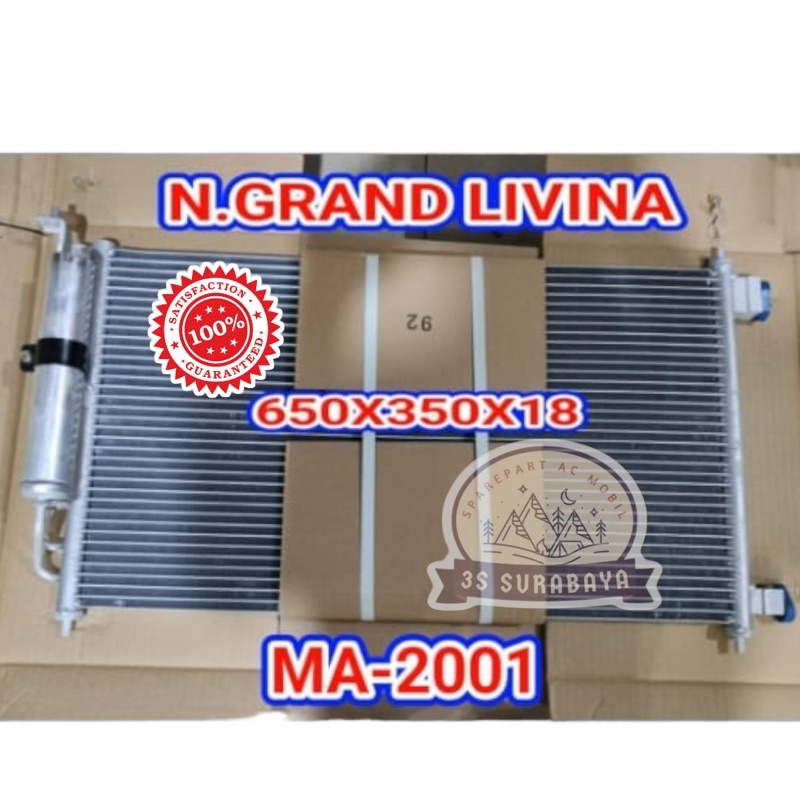 Kondensor Nissan Livina Juke Evalia Ac Mobil