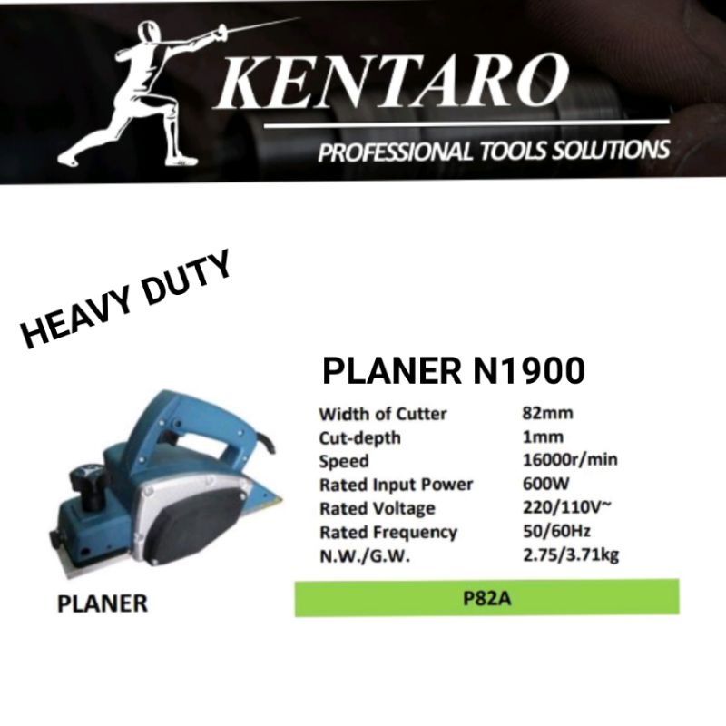 planer / pasrah / Sugu / ketam N1900 kentaro Japan quality