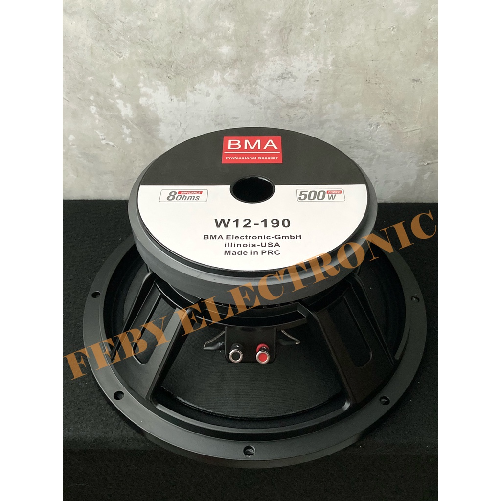 Speaker BMA 12 inch MID LOW ORIGINAL BMA W12 190