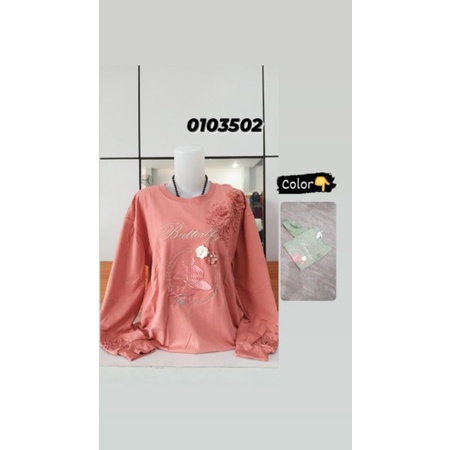 Sweater kaos import/Atasan kaos wanita