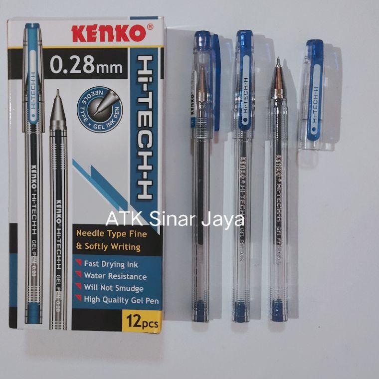 

Z(6T✉) Pulpen Kenko Hitech - biru hitam 0,28mm amanah