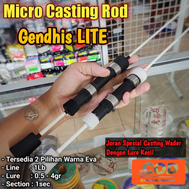 Joran Casting Wader Gendhis LITE micro casting rod