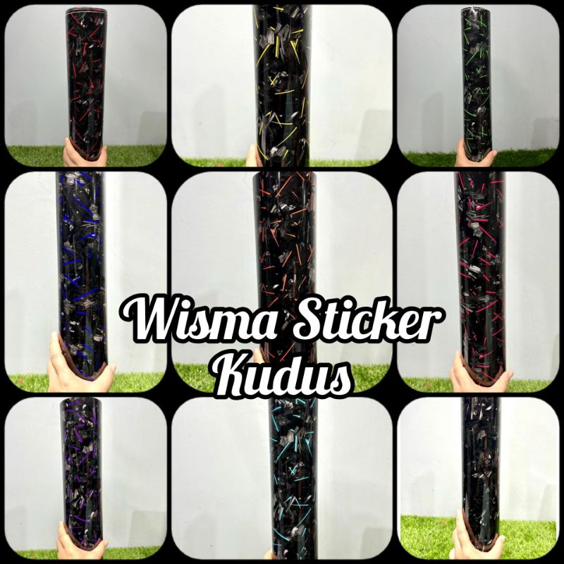 Stiker Karbon Forged 50cm x 50cm / Stiker Karbon Motor / Stiker Karbon Mobil / Stiker Karbon Murah