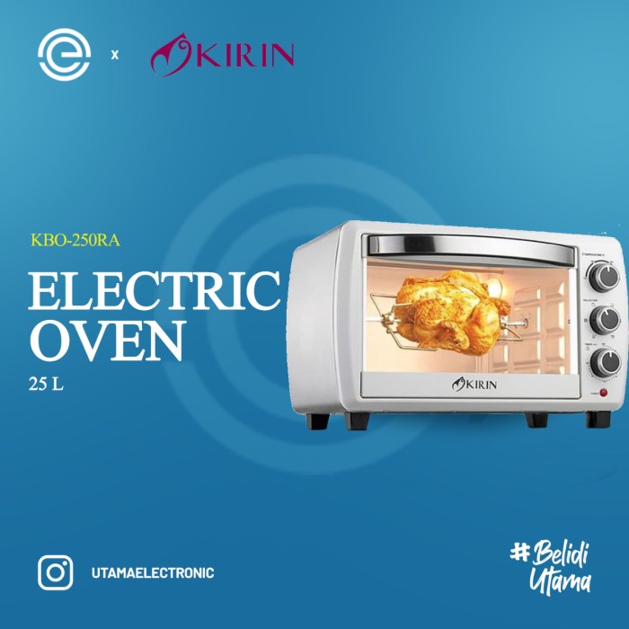 Kirin Oven Listrik 25 Liter Kbo-250Ra #Original