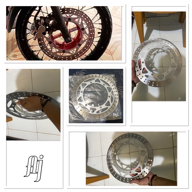 Piringan Cakram depan Ninja RR  dan R Tromol piringan cakram 300mm Plug and play