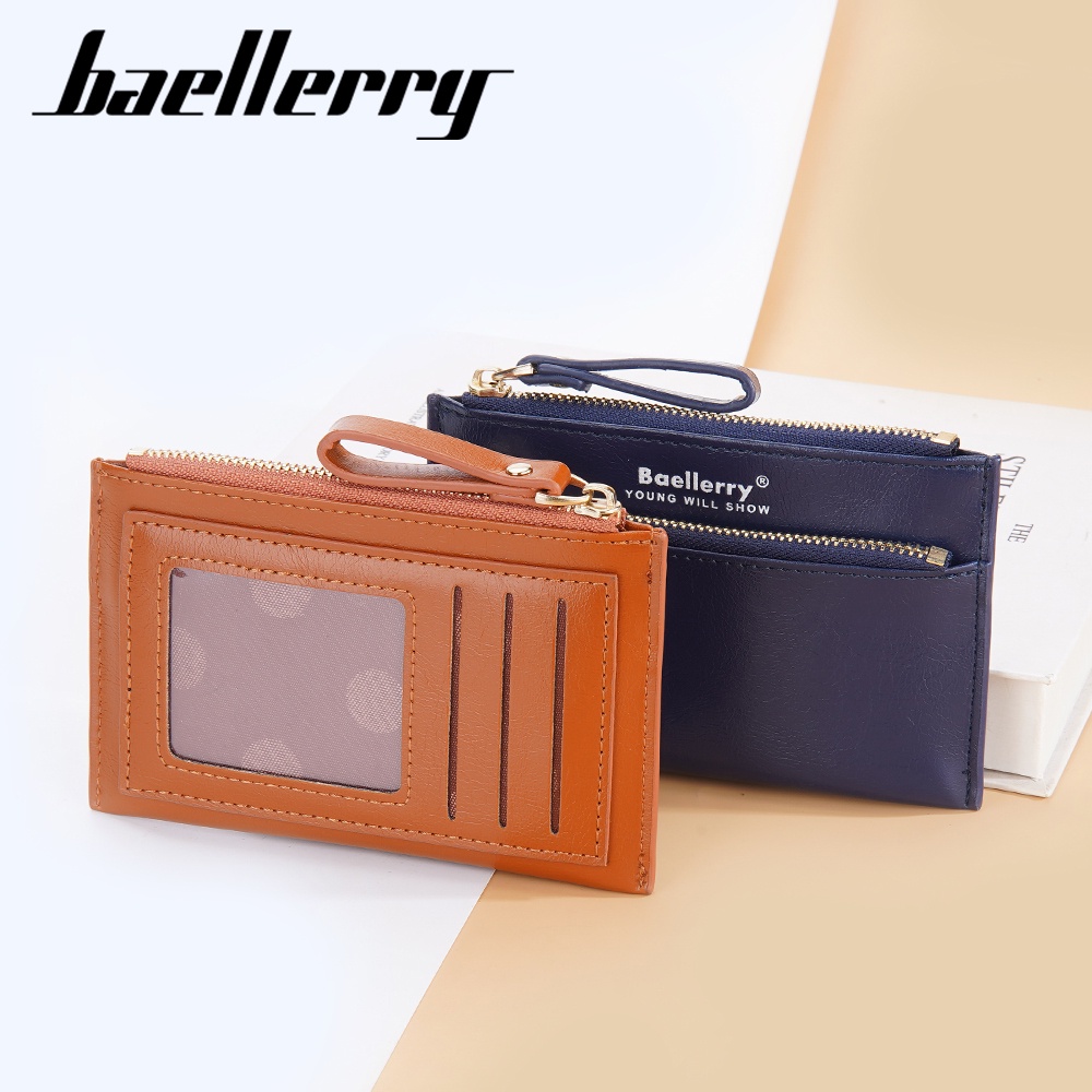 BAELLERRY N3237 Dompet Kartu Wanita Bahan Kulit PU Leather Premium WATCHKITE WKOS