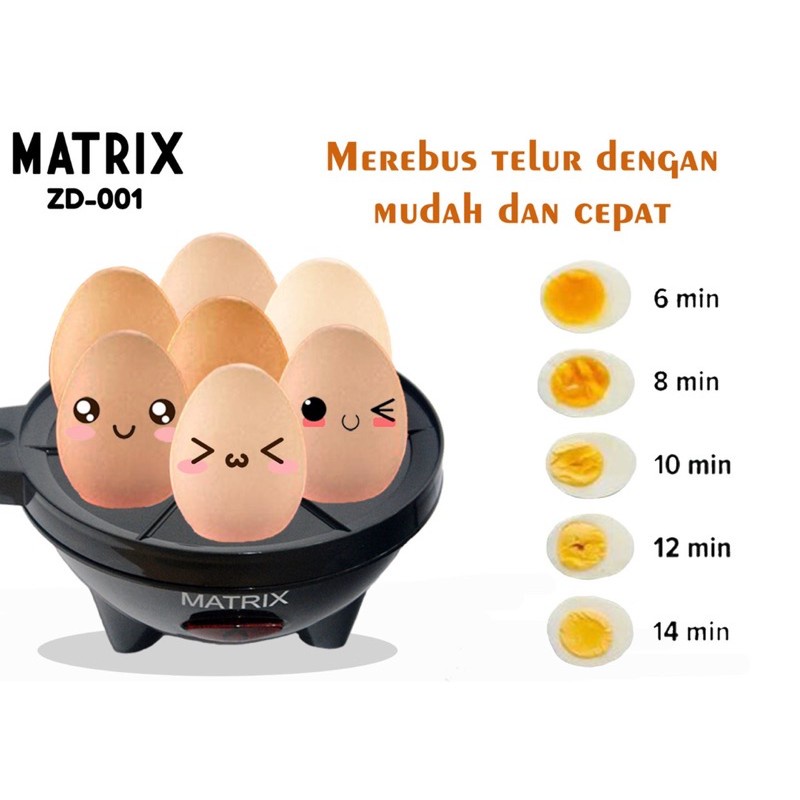 Alat perebus telur ZD-001/Electric Egg Cooker Boiler