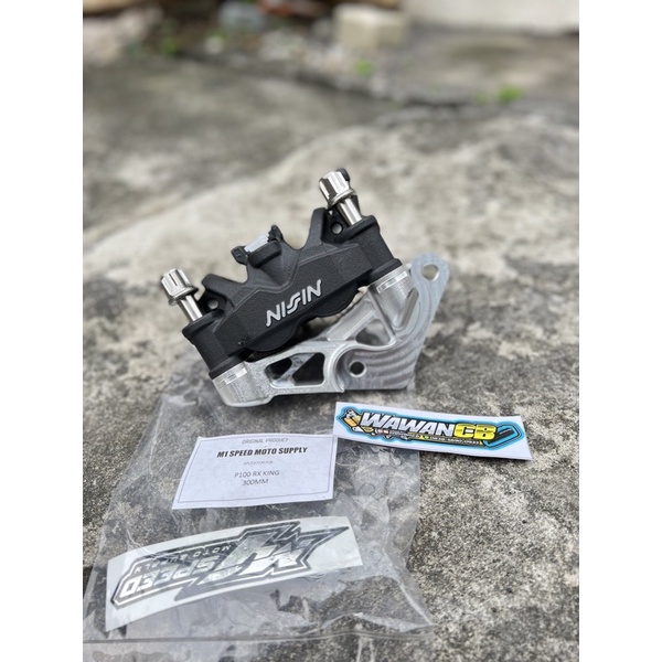 kaliper nissin africa set breket pnp RX King new disc 300 320