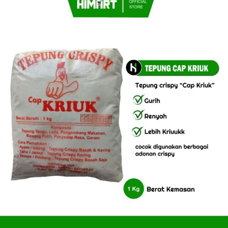 

(G-D5D-☛) [Himart]Tepung Crispy Cap Kriuk Jumbo super keren