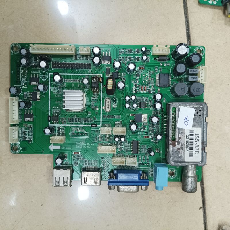 MESIN TV LED - MAINBOARD - MOBO - MB TV POLYTRON PLD24D303