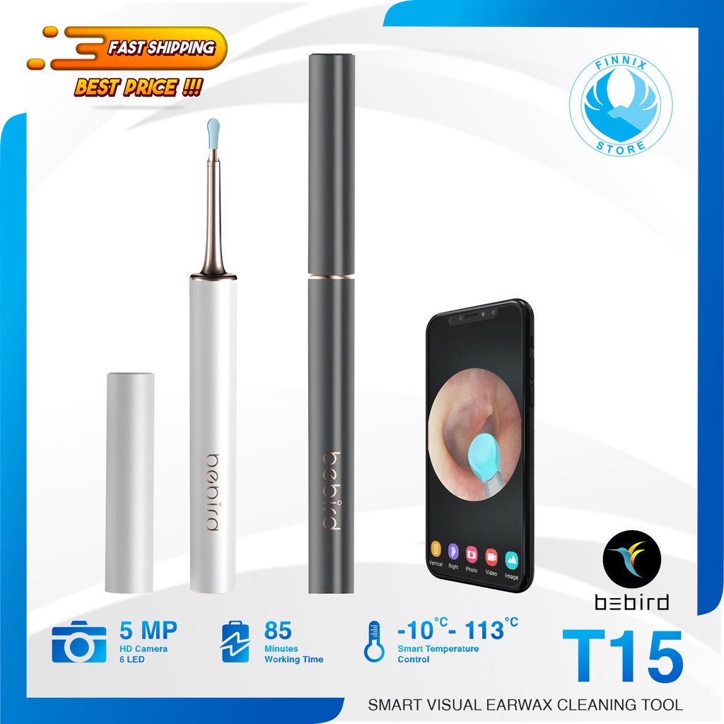 BEBIRD T15 Korek Kuping Smart Visual Ear Cleaner With Camera