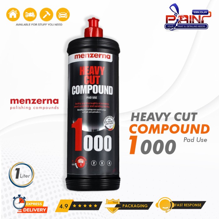 MENZERNA HCC1000 HEAVY CUT COMPOUND 1 Liter HCC 1000