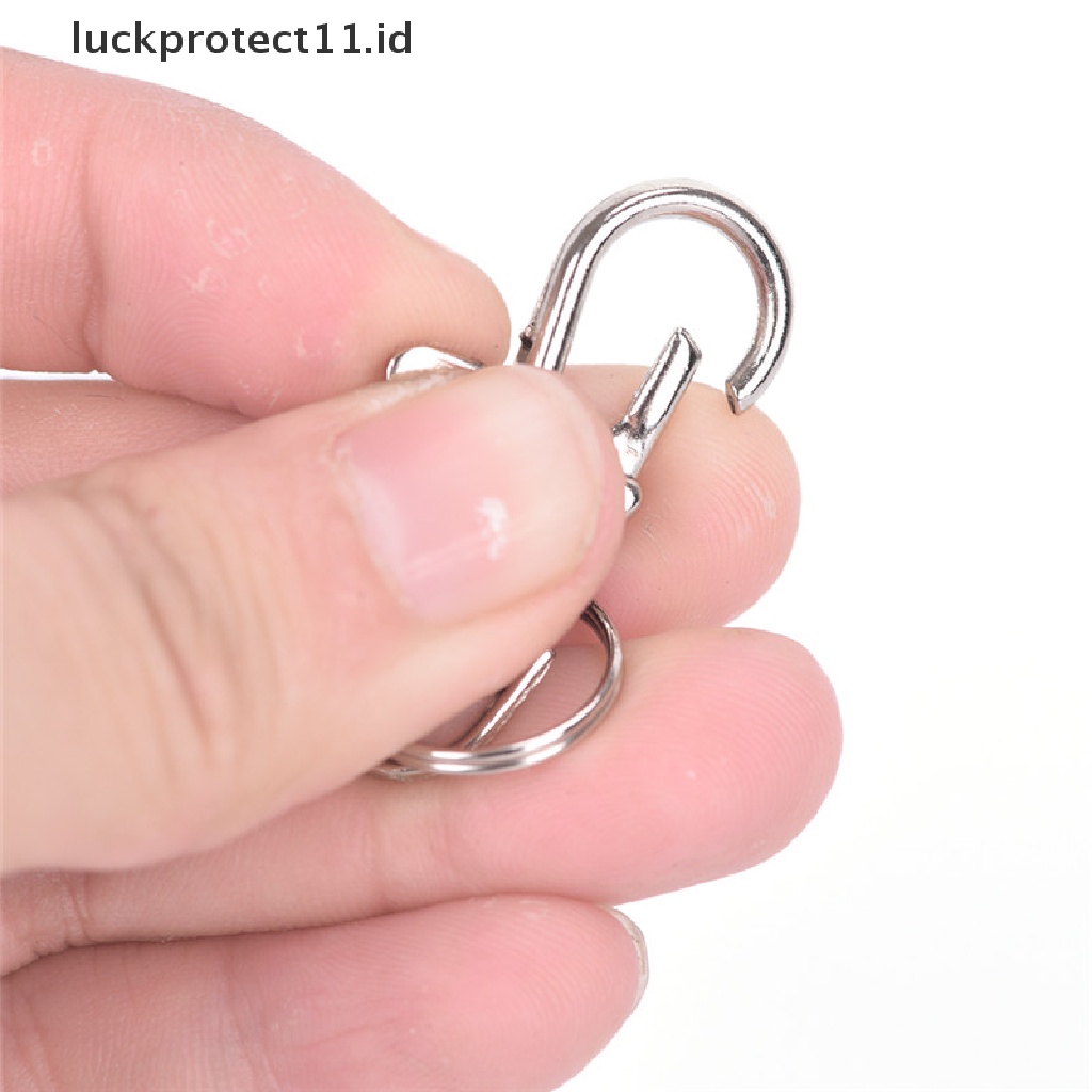 /Fashion Hot// Fashion// 10PC Perak Klip Trigger Putar Snap Lobster Clasp Hook Tas Gantungan Kunci Hooks Hadiah.