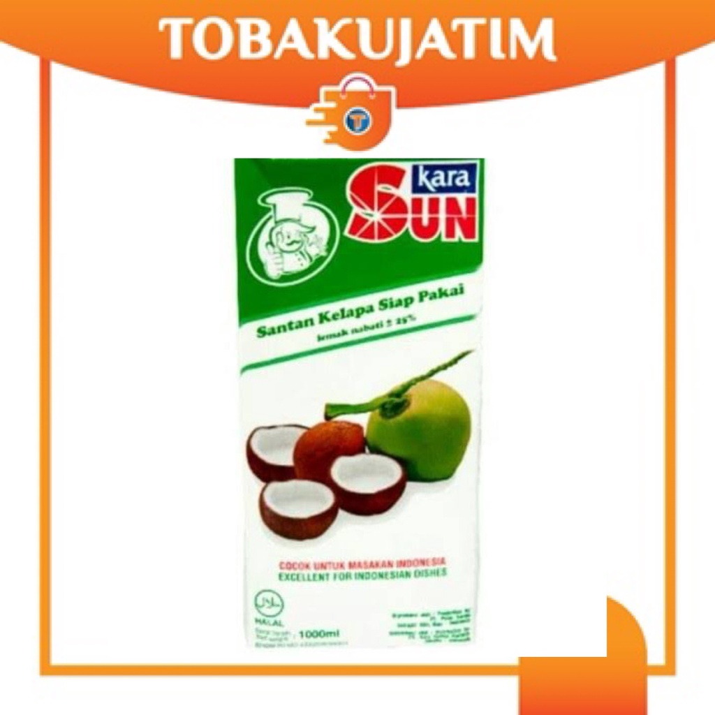 

SUN KARA CAIR 1 LITER ORI santan cair sunkara