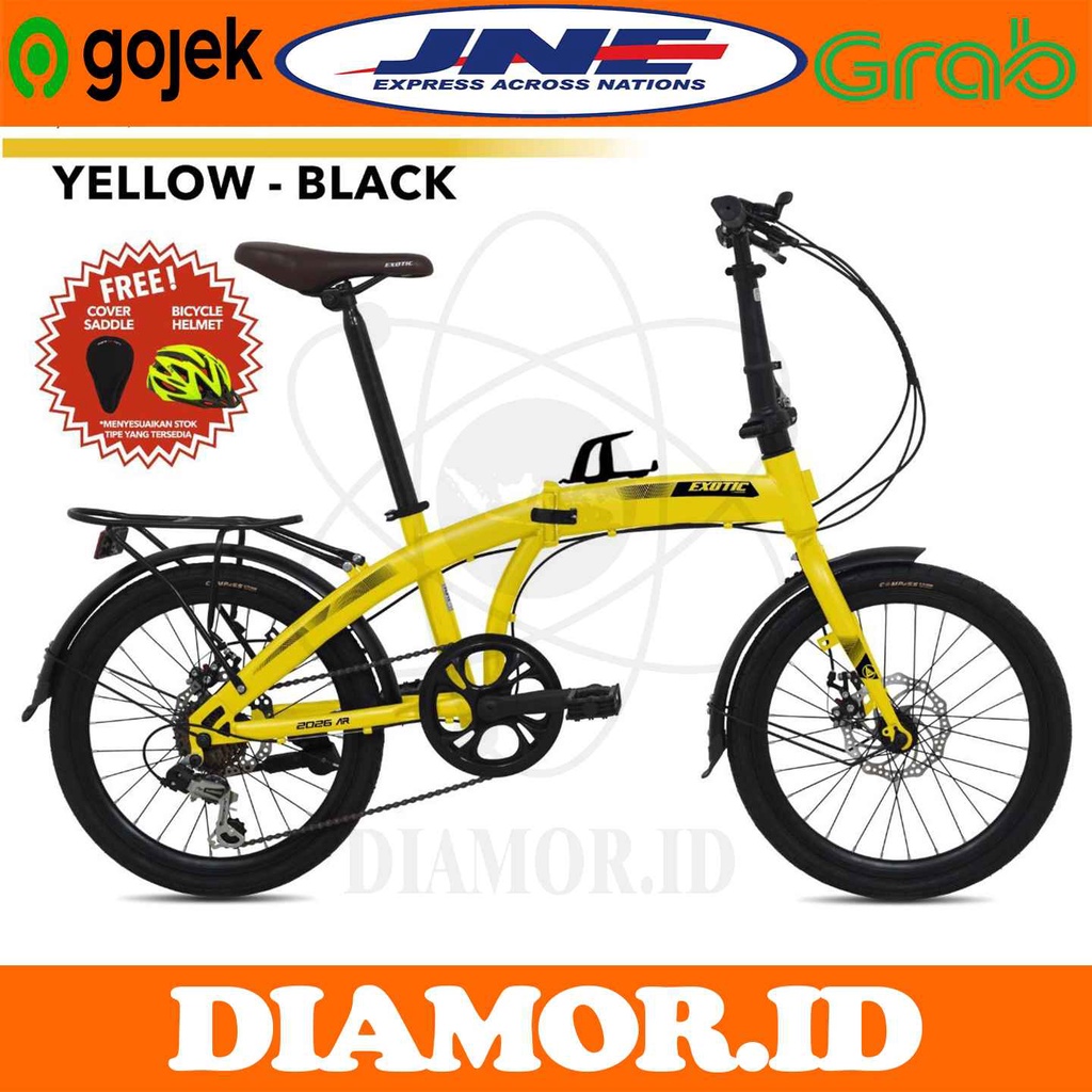 Sepeda Lipat 16 20 inch EXOTIC 2026 AR Shimano 7 Speed