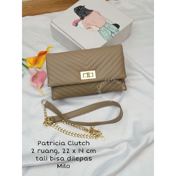 Patricia Clutch Wanita Bisa Selempang