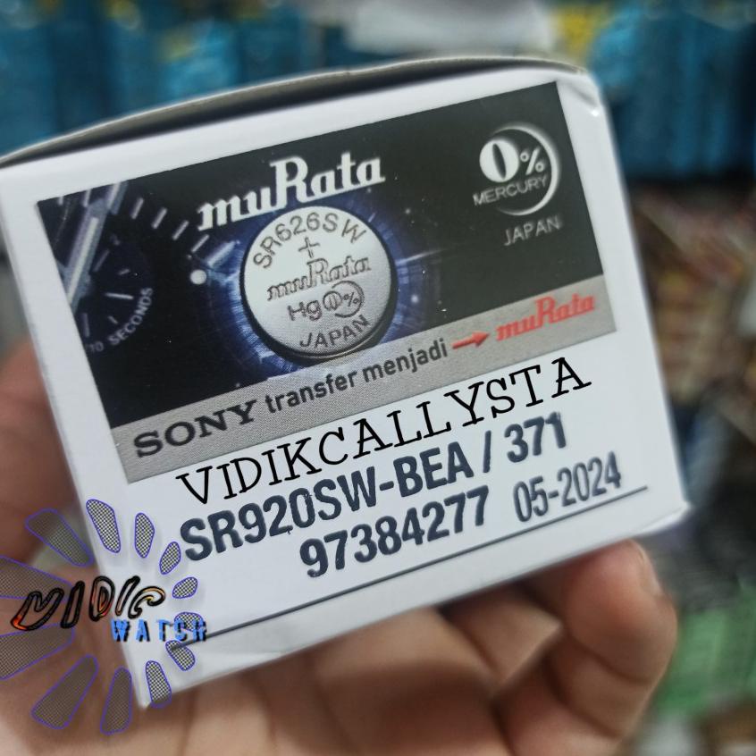 (X-N1N)[㊚] BATREI BATRE BATERAI JAM SONY MURATA 399 / 395 / SR927SW / SR927W SR 927 SW / W ORIGINAL 