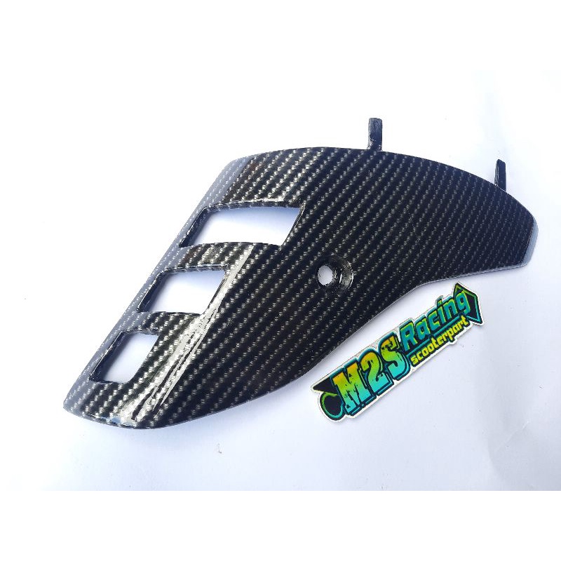 cover shock depan vespa matic s new facelift tutup shockbreaker vespa s 125 carbon wtp
