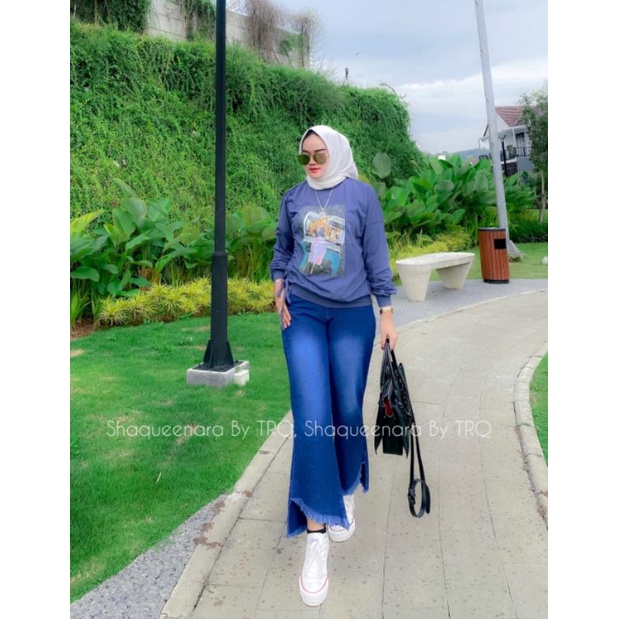 ONE set celana jeans wash cubray by shaqueenara by tqr