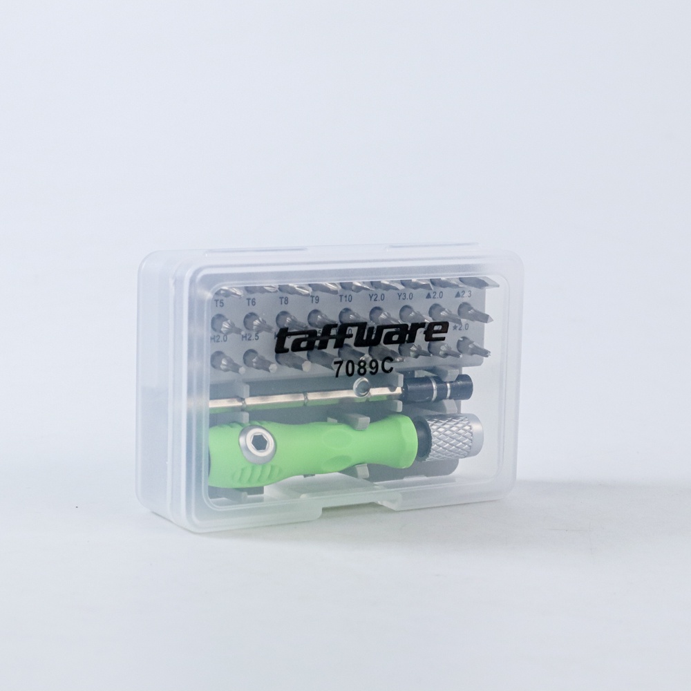 Tools Kit / Obeng 30in1 / Magnetic Screwdrivers Tool for Smartphone - Green