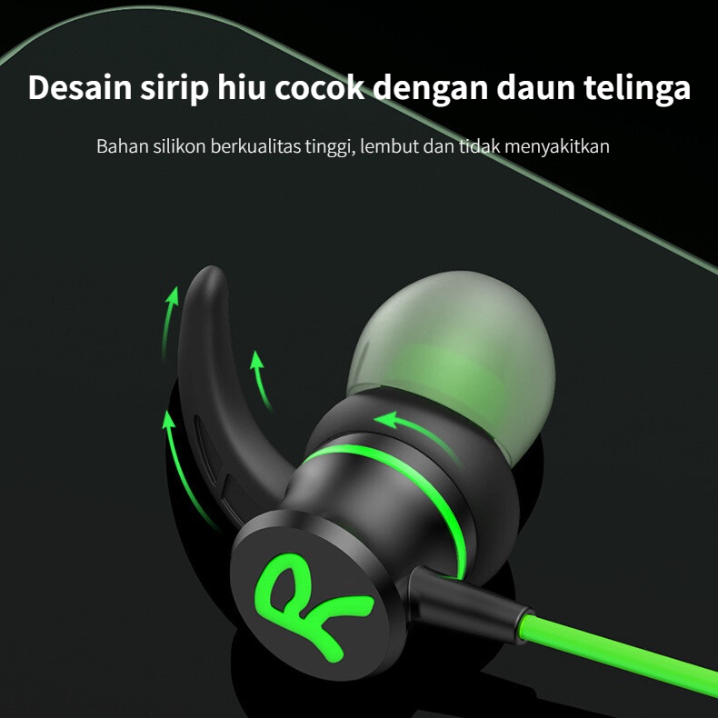 Earphone Gaming Di Telinga Gaming-Headset Mic Gaming / headset gaming-earphone gaming - Headset gaming - Headphone Gaming Murah-Earphone Gaming Murah - Headphone Gaming untuk HP PUBG PS4 CSGO Casque Game