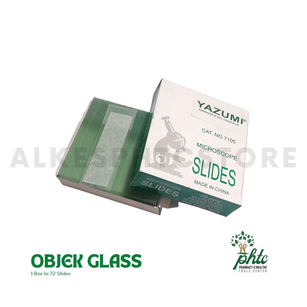 Objek Glass l Microscope Slide Isi 72pcs / Object Glass 72 Slides