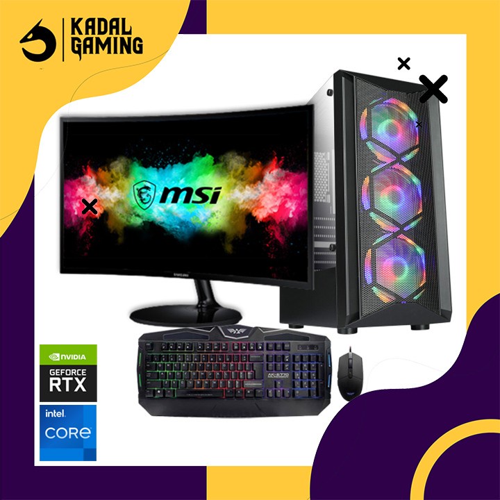 PC GAMING CORE I5 13600KF VGA RTX 3060TI 16GB SIAP PAKAI LIVESTREAMING