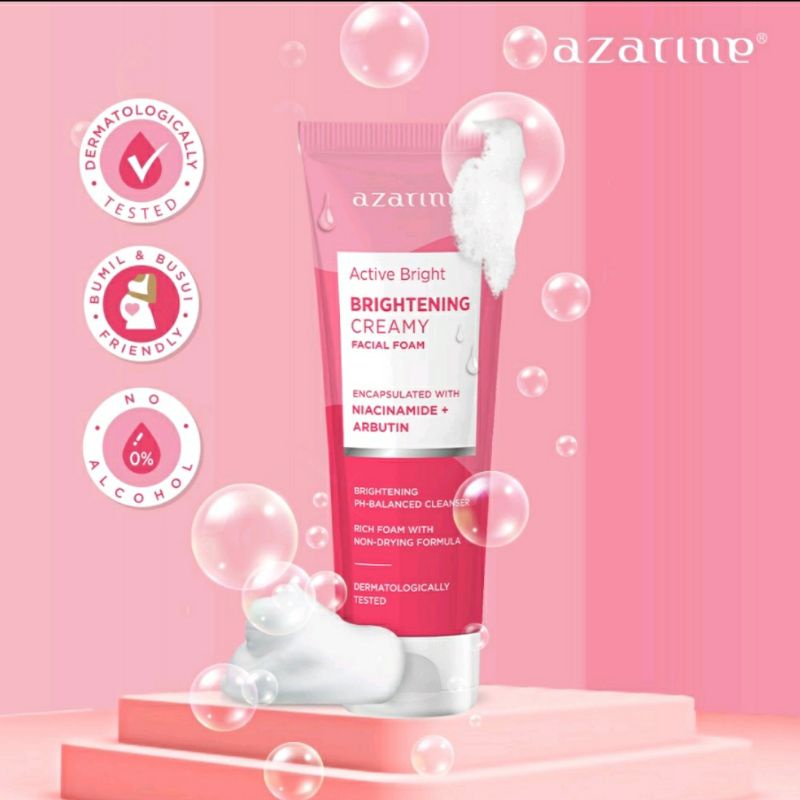 AZARINE Active Bright Brightening Creamy Facial Foam 50gr