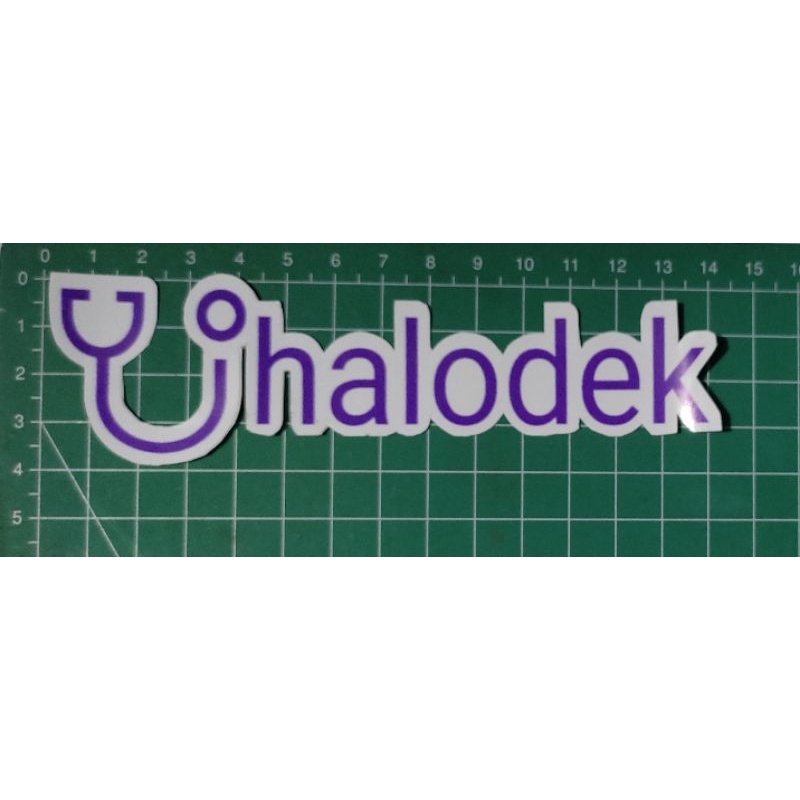 sticker decal plesetan halodoc