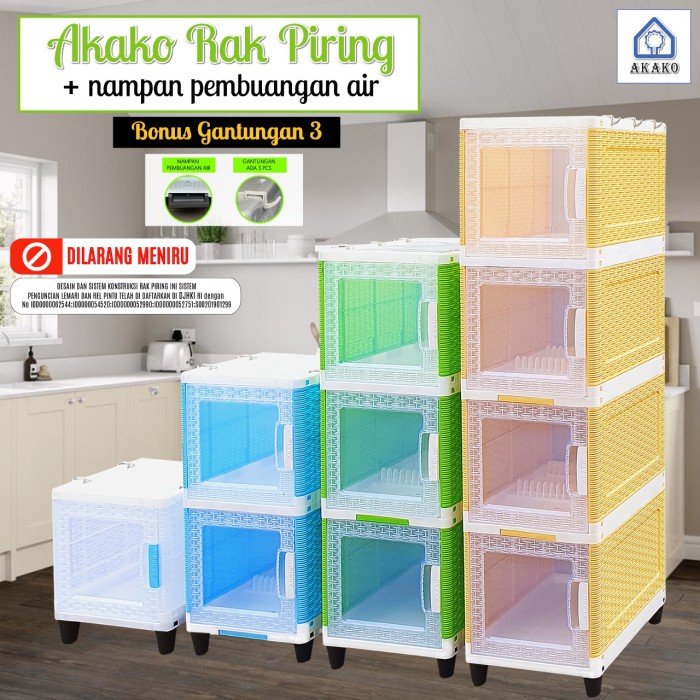 Rak Akako - Lemari Rak Piring New Item Promo