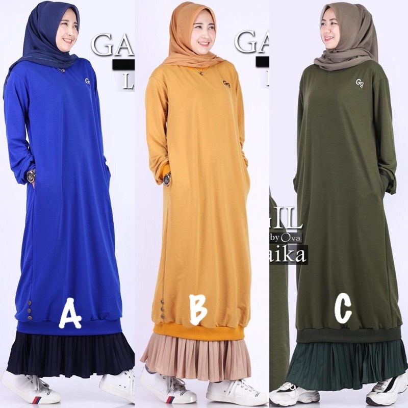 READY SET LHAIKA (TUNIK+ROK) BY GAGIL