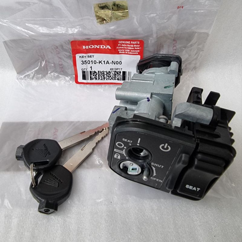 KUNCI KONTAK ASSY SET BEAT 2020 ORIGINAL BARU HONDA