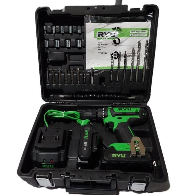 CORDLESS RCI 20V RYU MESIN BOR BATERAI MESIN BOR BATRAI 20 VOLT MESIN