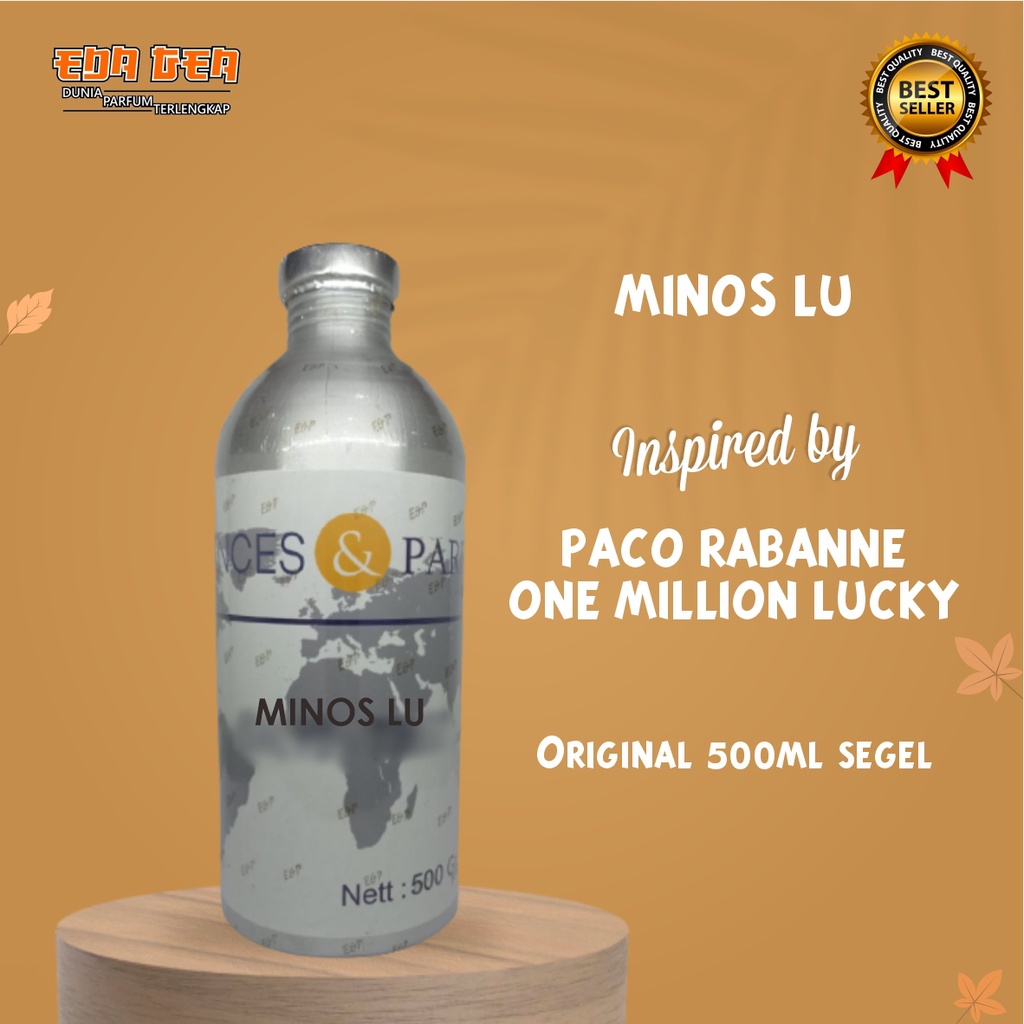 BIBIT PARFUM MURNI MINOS LU | ESSENCES | 500ML KEMASAN SEGEL