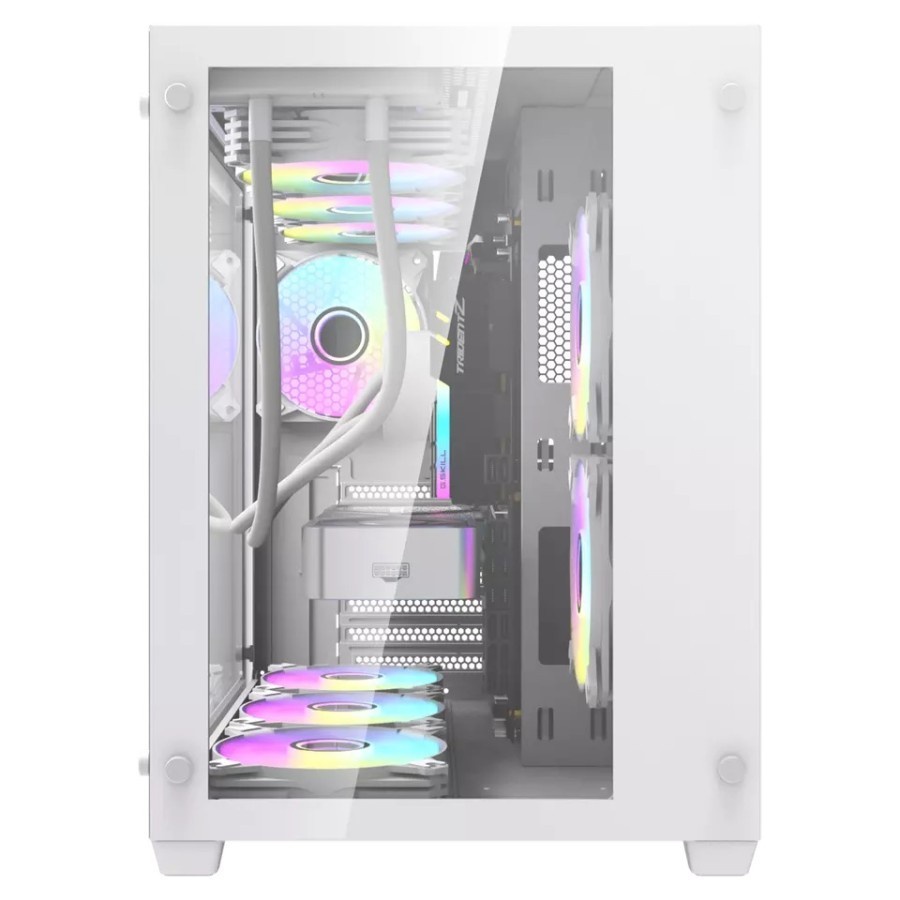 Casing Darkflash C285 ATX, mATX - White