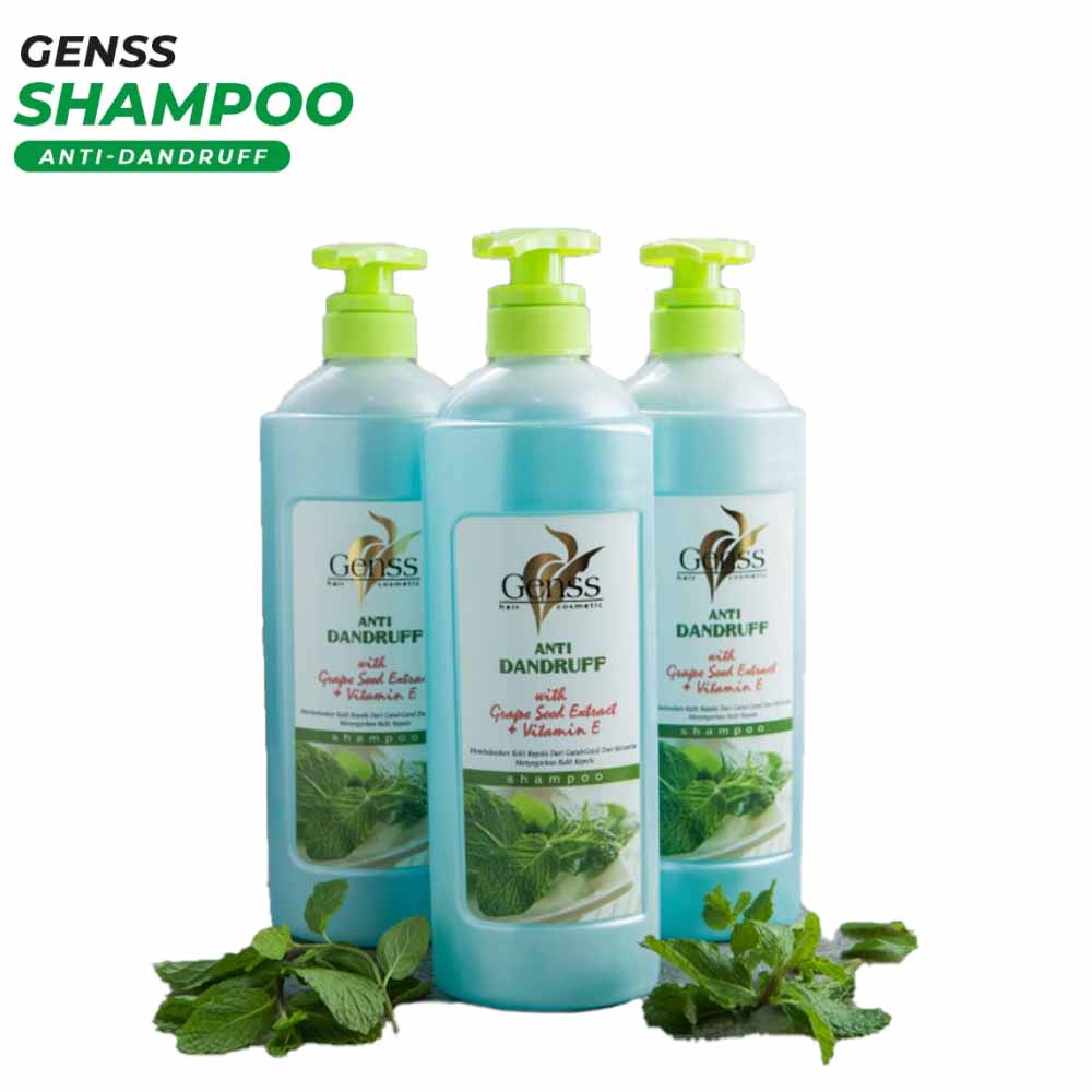 Shampoo Gens Anti Daandruff With Grape Seed Extract Anti Ketombe Dan Rambut Rontok