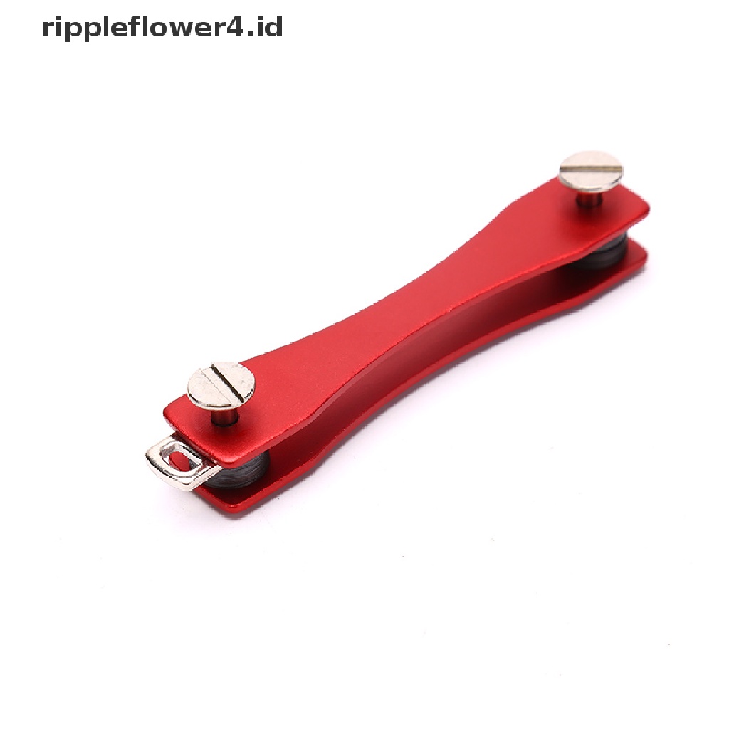 {rippleflower4.id} Gantungan Kunci Mini Kunci Compact key Decorative Holder Clip Home Storage Metal key Clip~