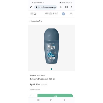 deodorant north for men