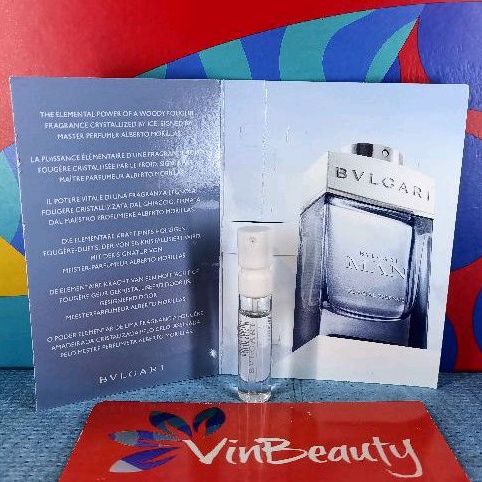Vial Parfum OriginaL BVG Man GlaciaL Essence EDP 1.5 ml For Men Murah