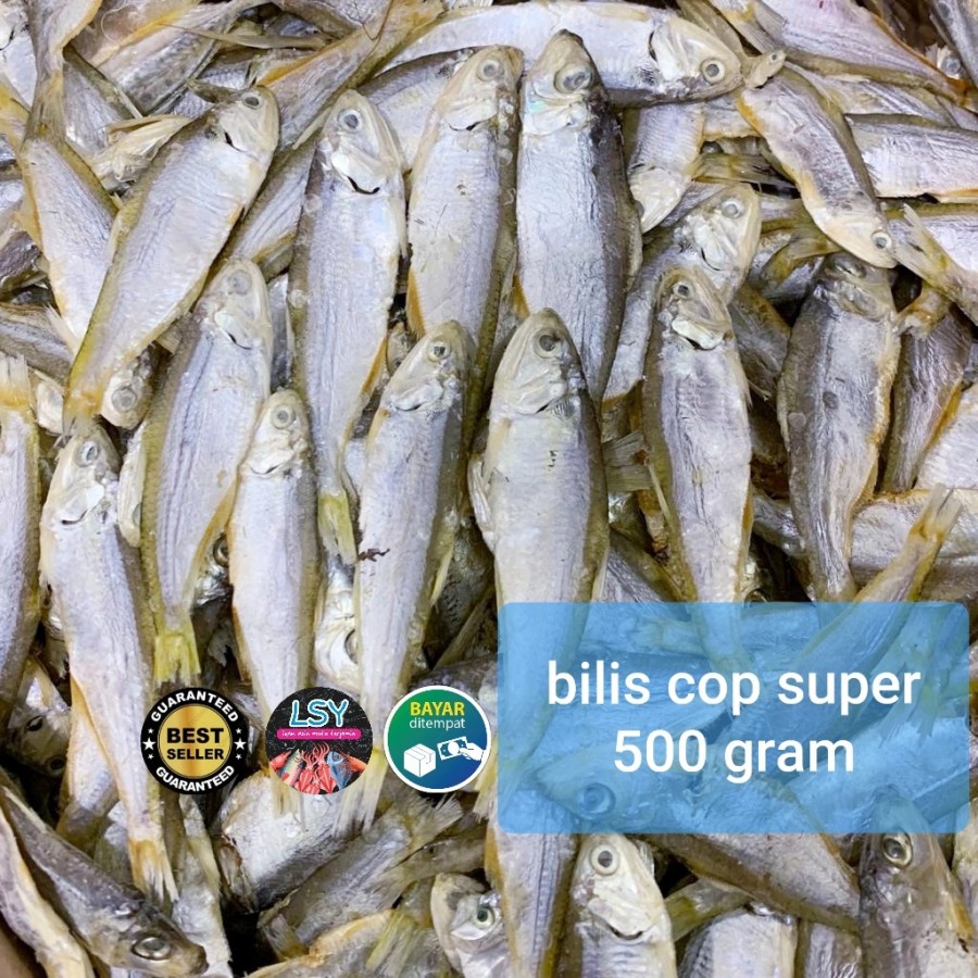 

ikan asin bilis cop super 500 gram