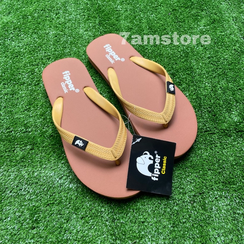 Sandal Jepit Fipper Classic Brown Chasm / Rice Original