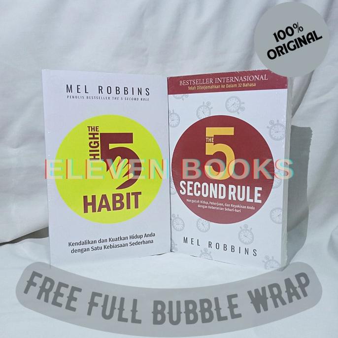 

BUNDLING BUKU MEL ROBBINS (The 5 Second rule & The High 5 Habit)