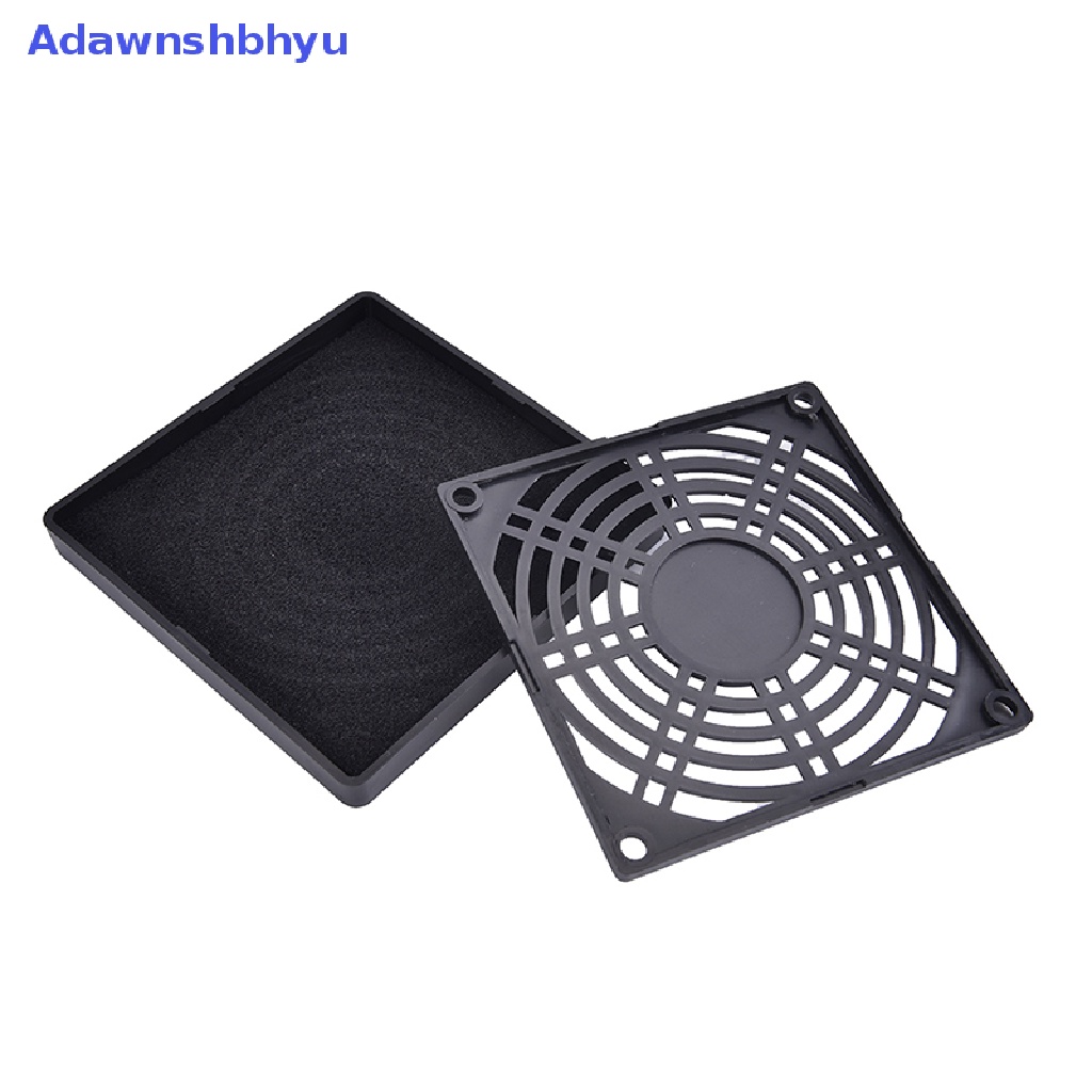 Adhyu 1Pc Pengaman Komputer Plastik Hitam Tahan Debu Dust Filterable PC Cooler Filter ID