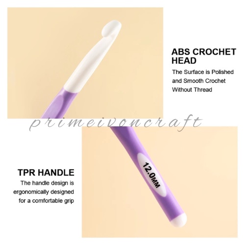 Hakpen Jumbo PLASTIK/ crochet hook HP249